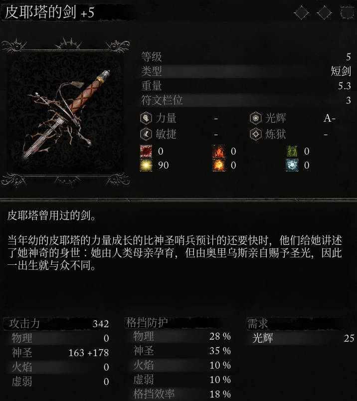 《堕落之主》武器 皮耶塔的剑介绍,《堕落之主》武器 皮耶塔的剑介绍,皮耶塔的剑,每,生,母亲,第2张