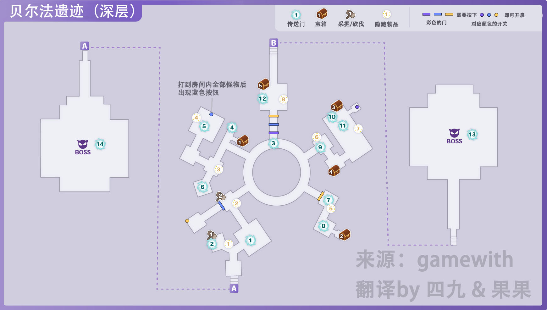 符文工厂5贝尔法遗迹深层区域的道具在哪里,符文工厂5贝尔法遗迹深层区域的道具在哪里,贝尔法遗迹深层区域全道具位置,相关,进入,游戏,第2张